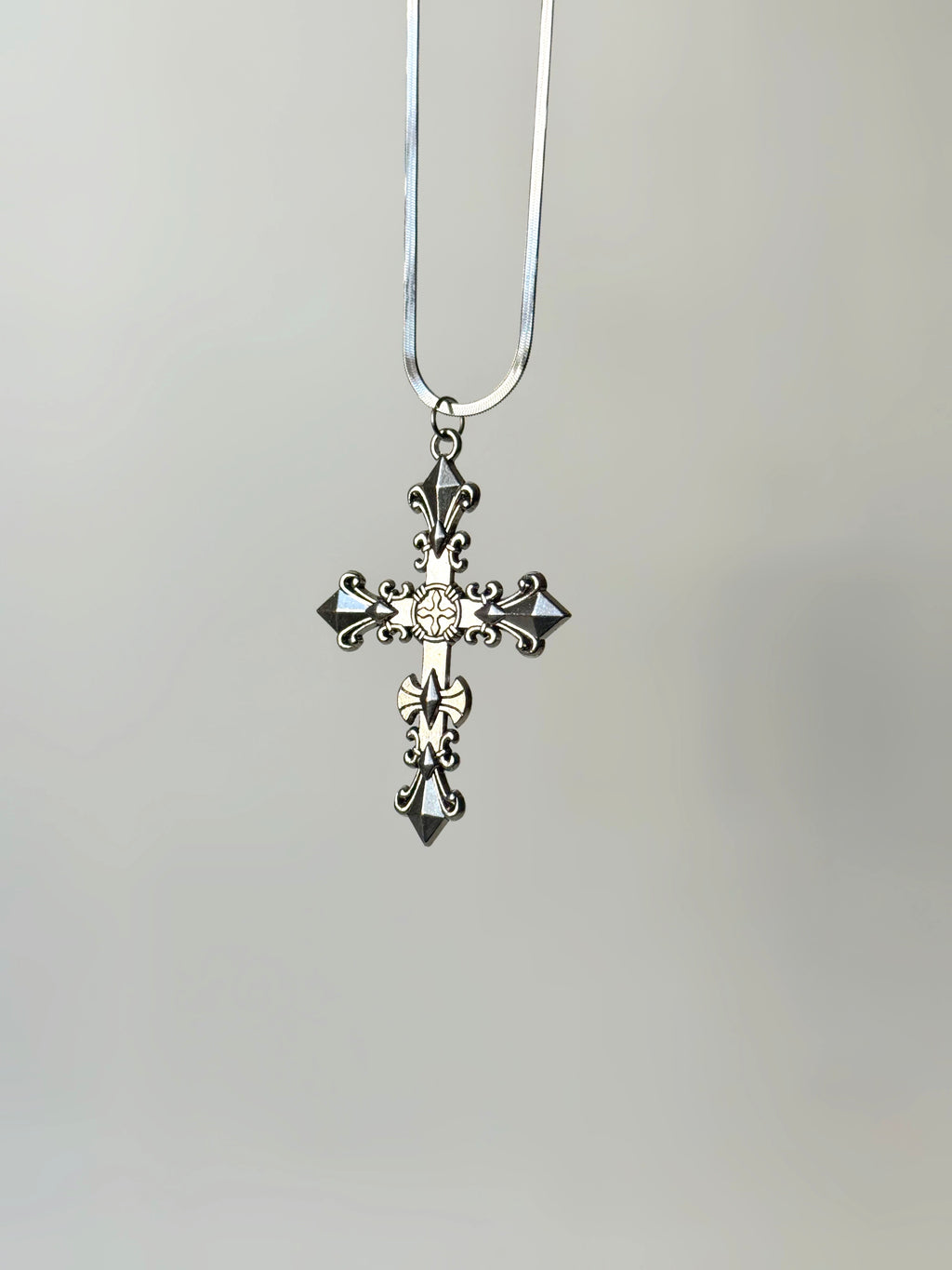 Gothic cross pendant