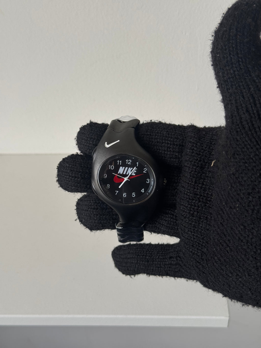 Nike black Matt triax watch