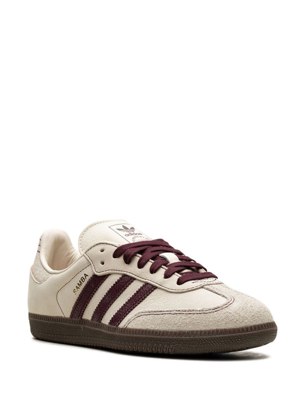 Adidas samba white maroon