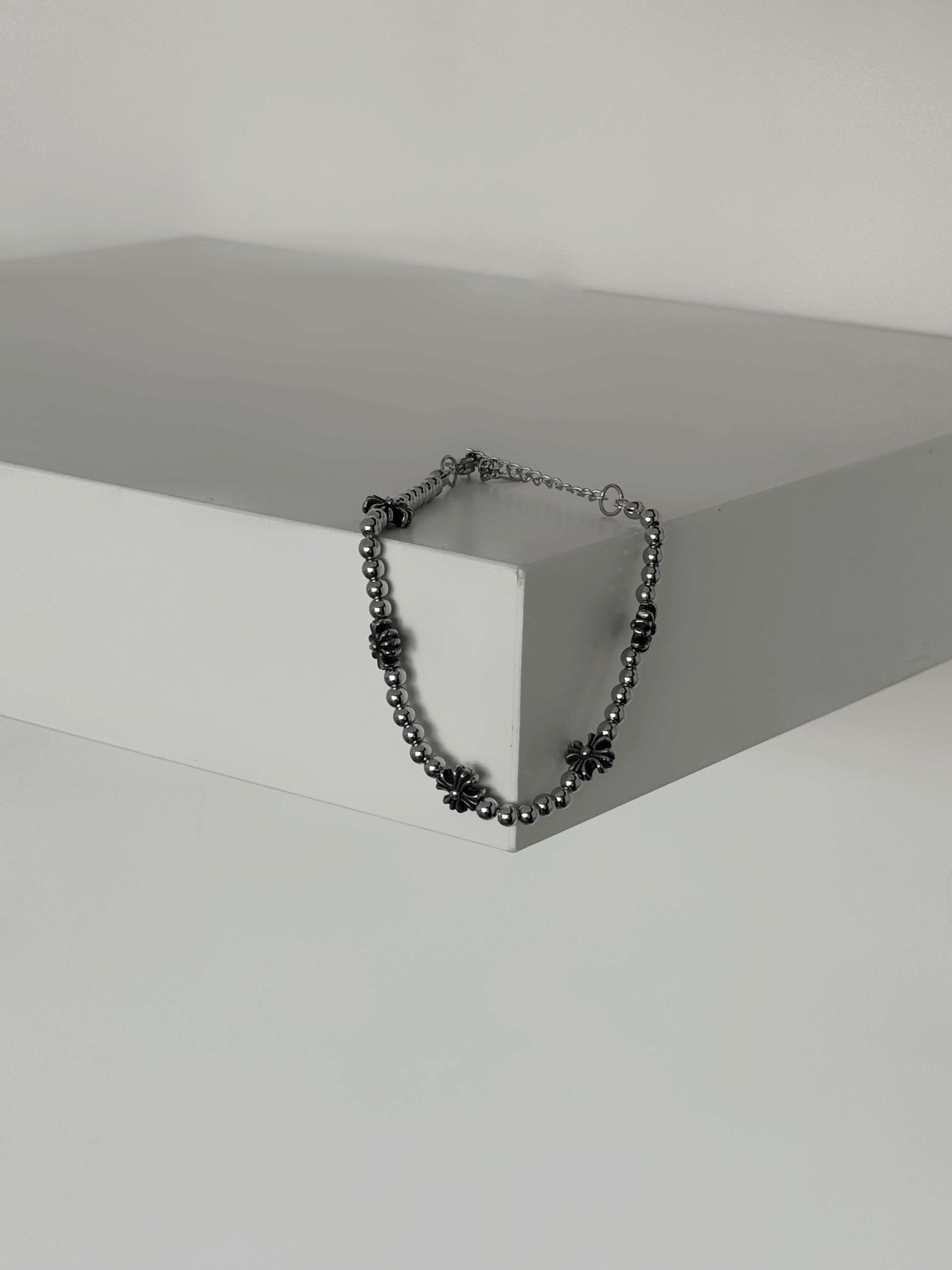 Silver Cross Bracelet