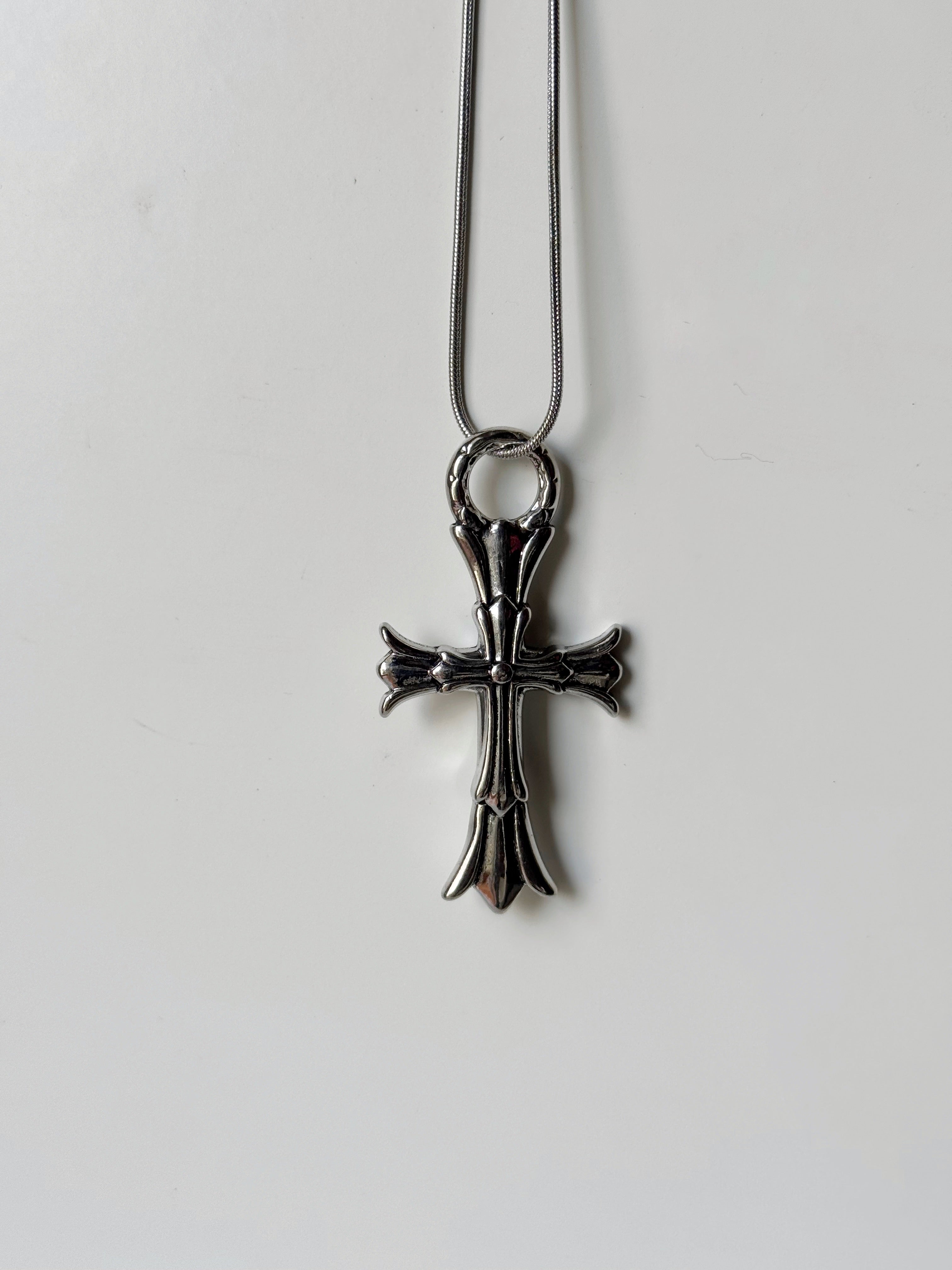 Chrome hearts cross pendant chain