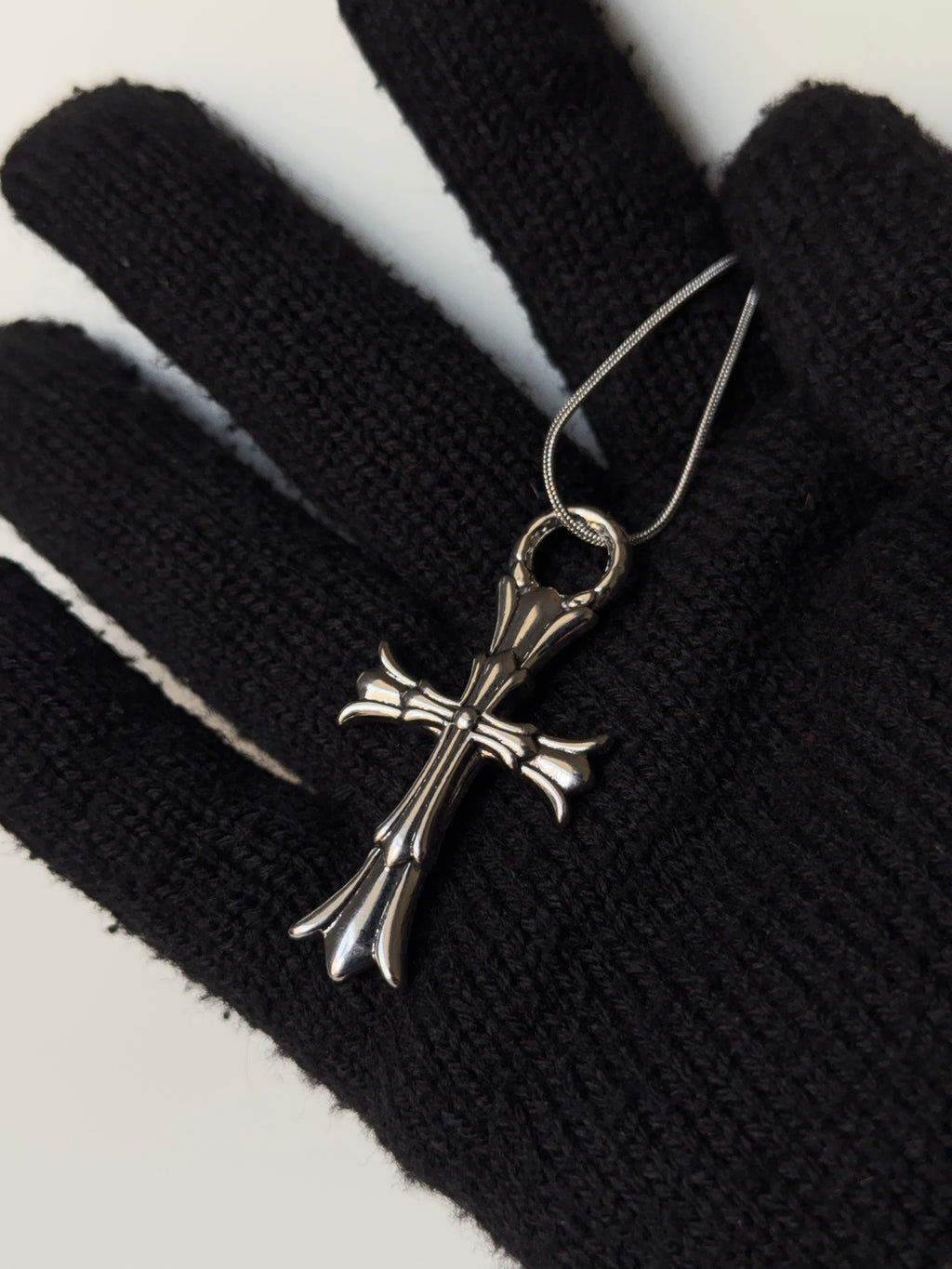 Chrome hearts cross pendant chain