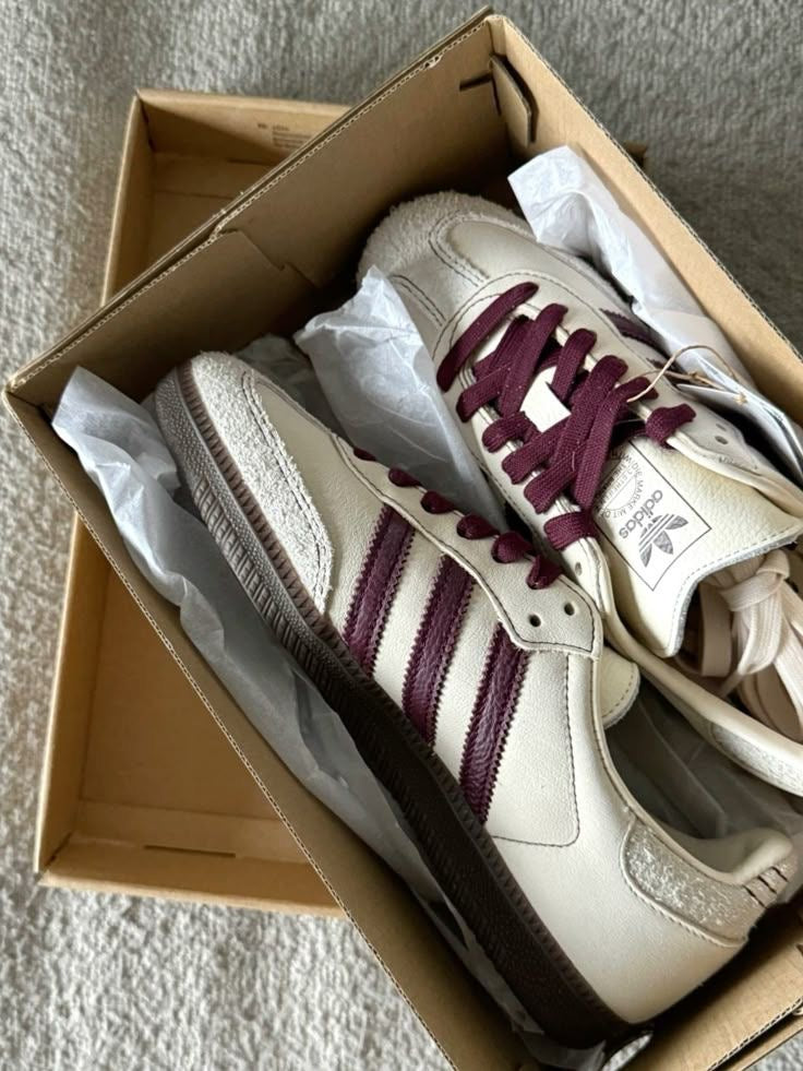 Adidas samba white maroon-thumbmail-3